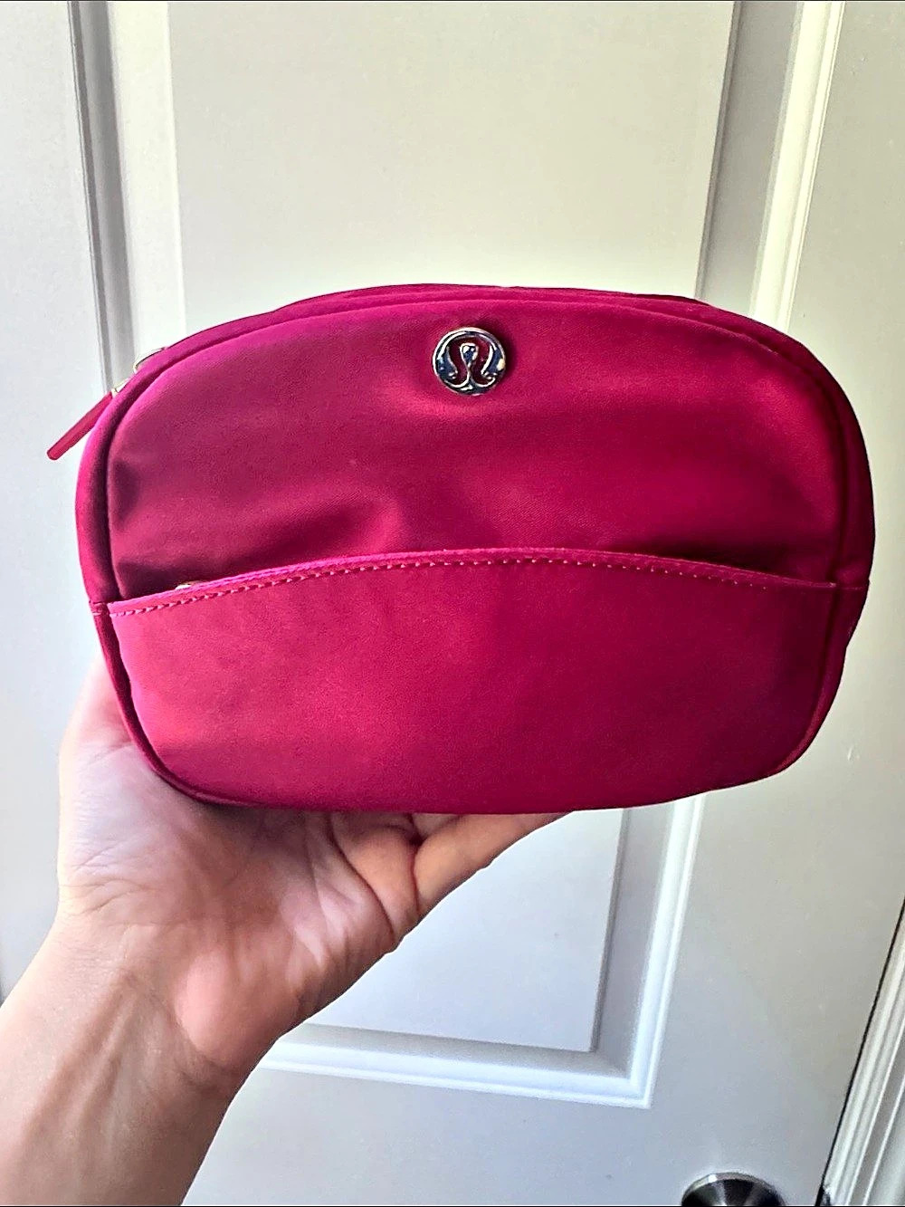 lululemon Go Getter Pouch 2L *Velour Cosmetic Bag Pink